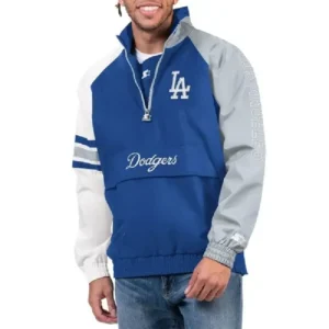 LA Dodgers Elite Half Zip Pullover Jacket